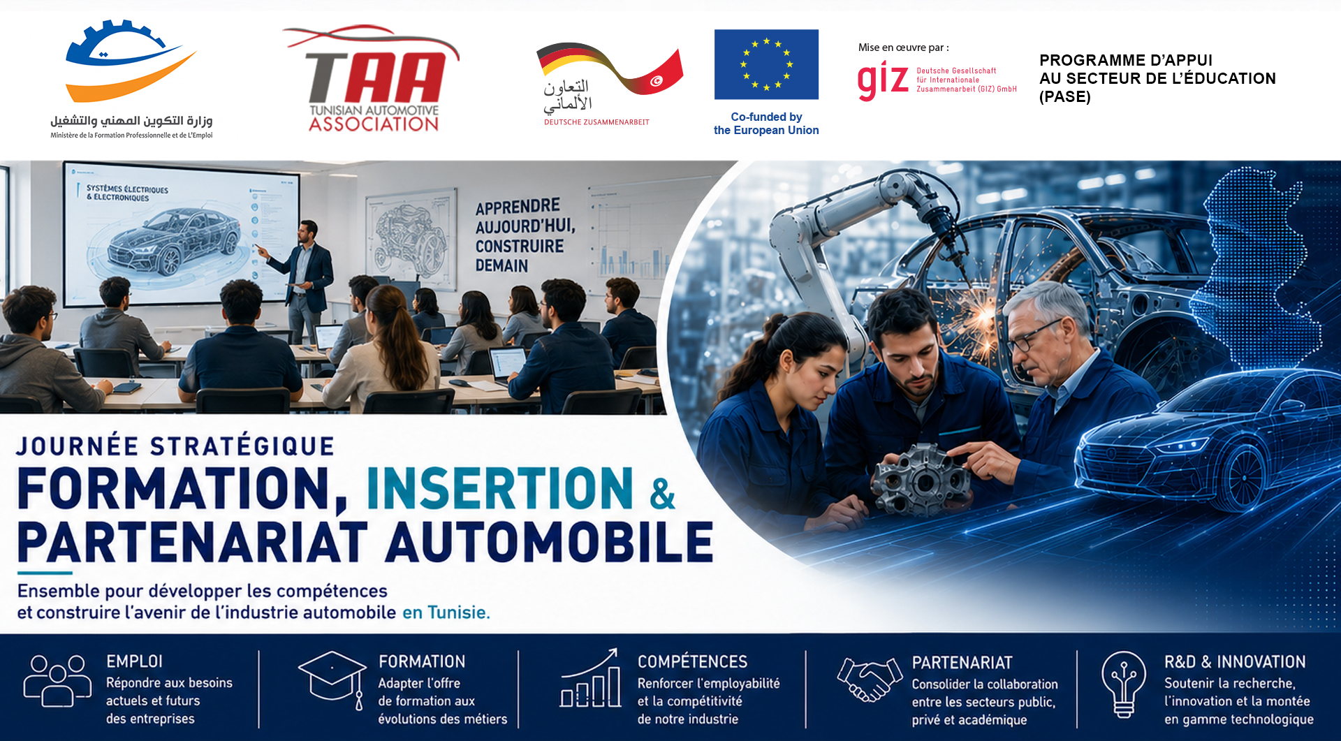 la Journée Stratégique « Formation, Insertion & Partenariat Automobile »