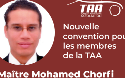 Interview Maître Mohamed Chorfi sur la nouvelles convention signée avec la TAA