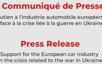 Soutien à l’industrie automobile européenne face à la crise liée à la guerre en Ukraine