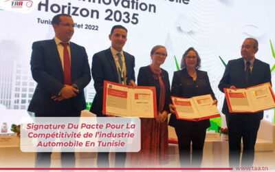 Signature Du Pacte Pour La Competitivite De L’industrie Automobile En Tunisie