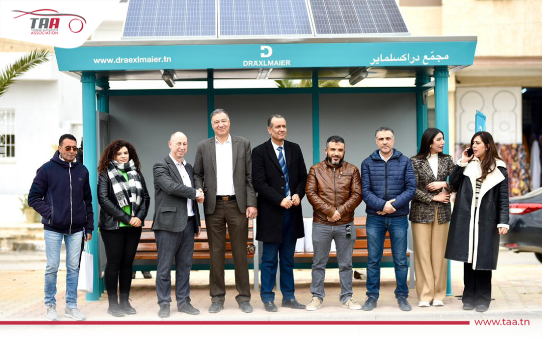 Jemmal: DRÄXLMAIER Tunisia offers the first smart bus stop